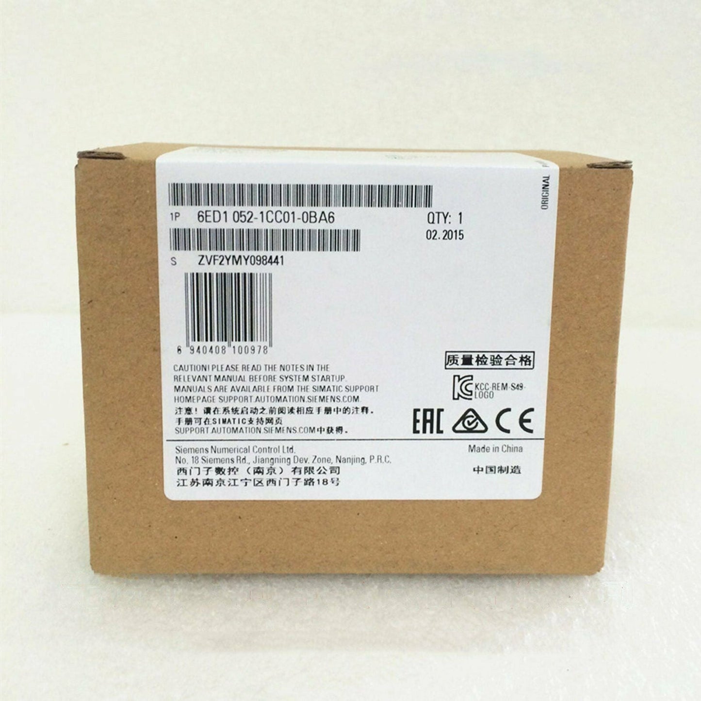 6ED1_052-1CC01-0BA6 - SIEMENS