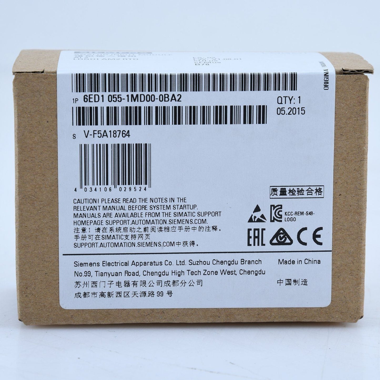 6ED1055-1MD00-0BA2 - SIEMENS
