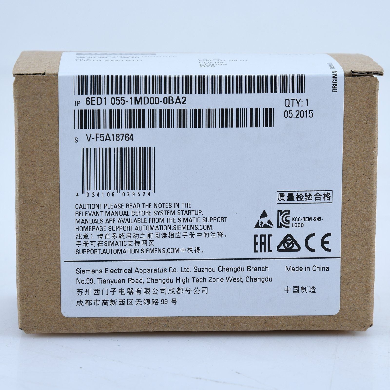 6ED1055-1MD00-0BA2 - SIEMENS