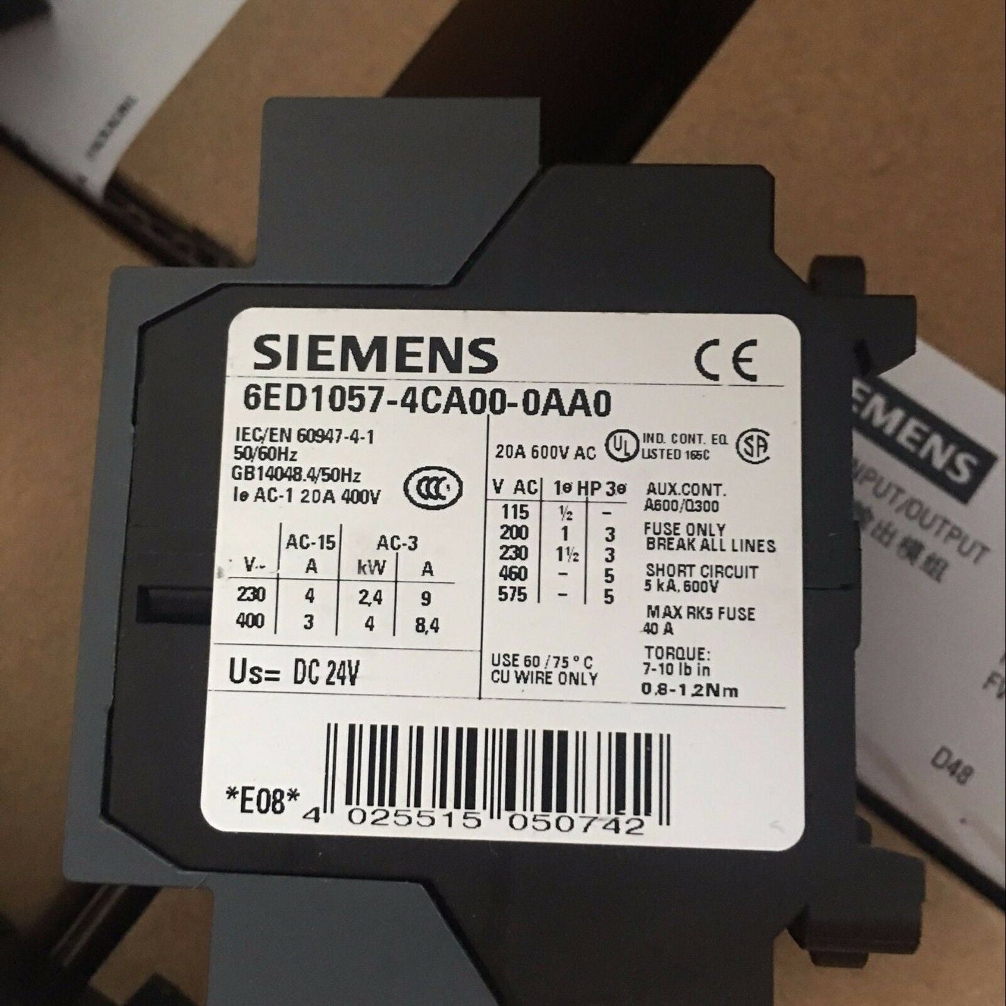 6ED1057-4CA00-0AA0 - SIEMENS