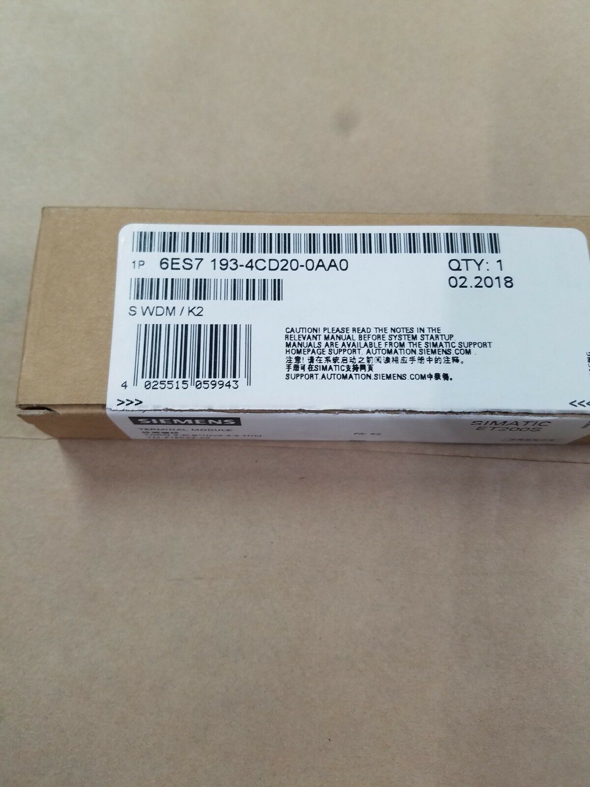 6ES7_193-4CD20-0AA0 - SIEMENS