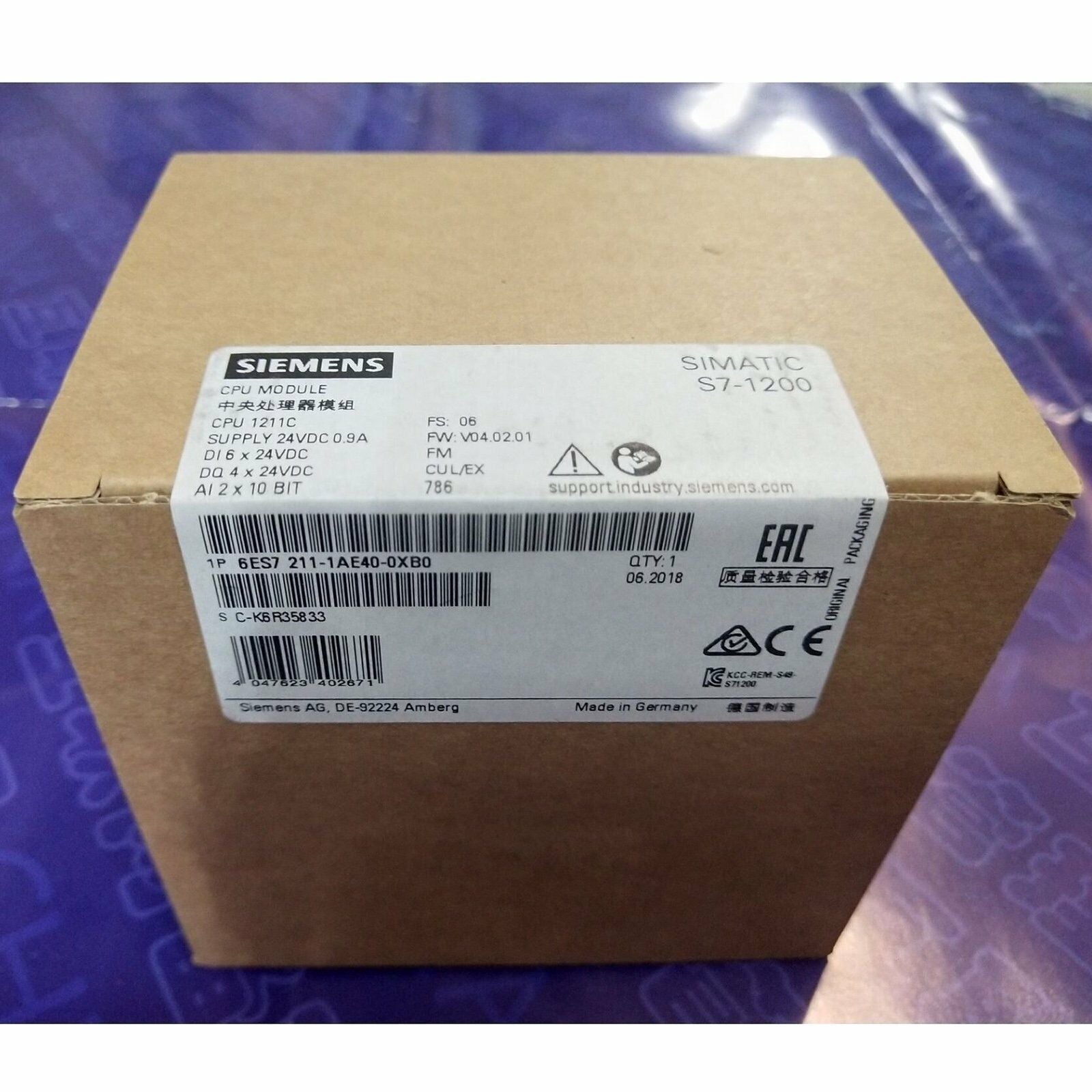 6ES7211-1AE40-0XB0 - SIEMENS