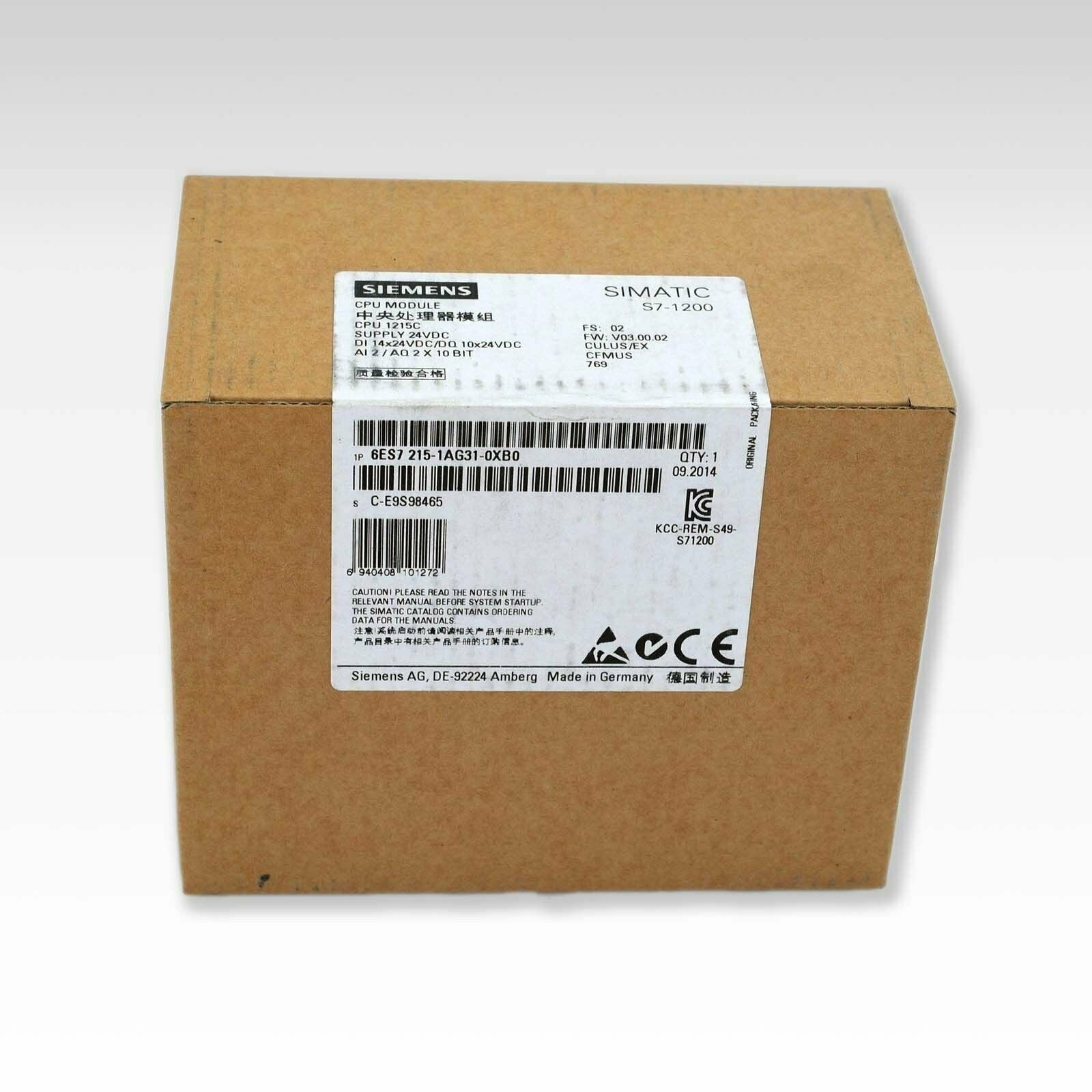 6ES72151AG310XB0 - SIEMENS