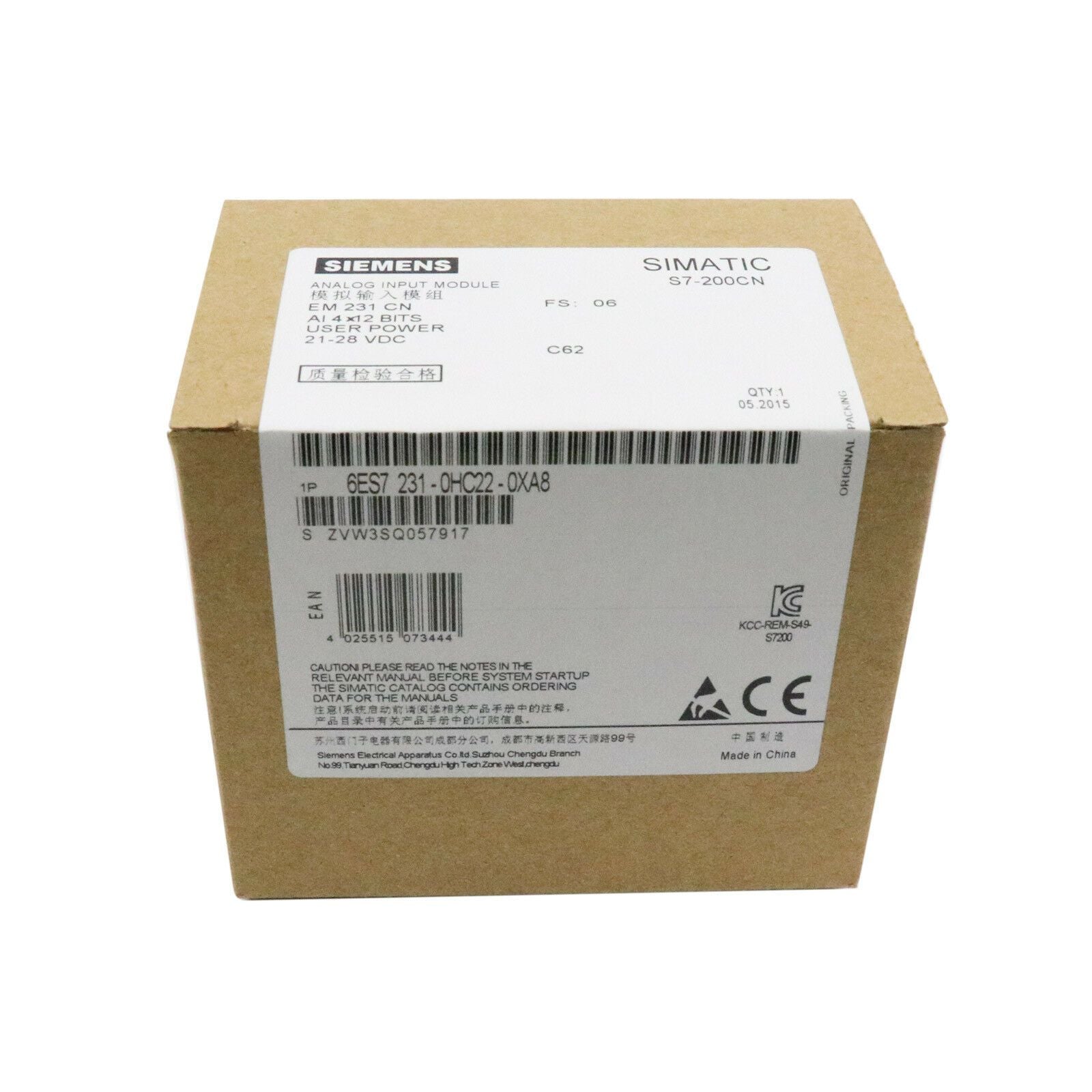 6ES7231-0HC22-0XA8 - SIEMENS