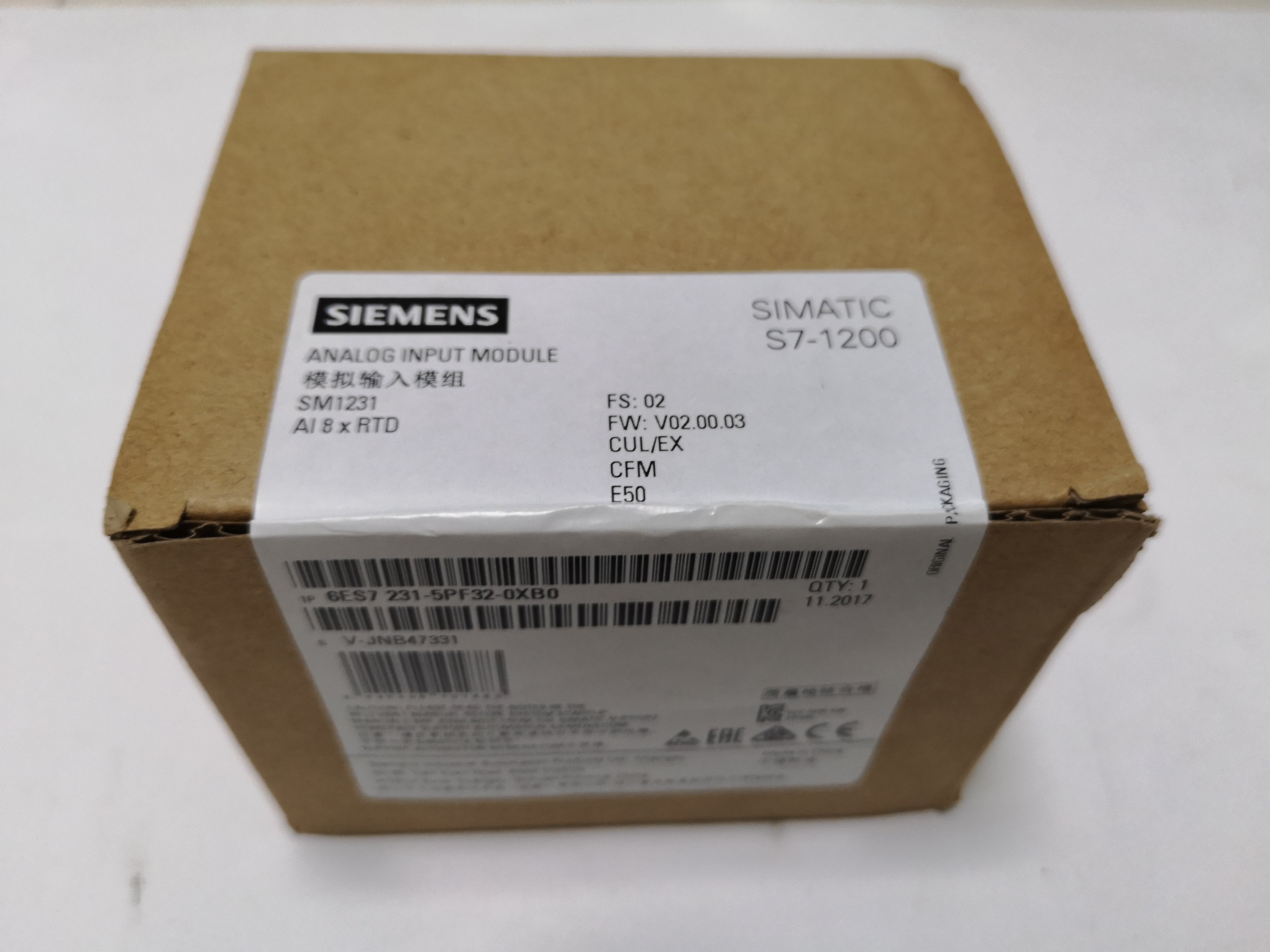 6ES7231-5PF32-0XB0 KOEED 101-200, 80%, import_2020_10_10_031751, Other, Siemens