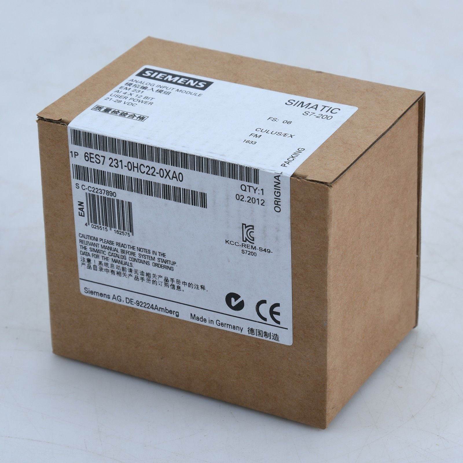 6ES72310HC220XA0 - SIEMENS