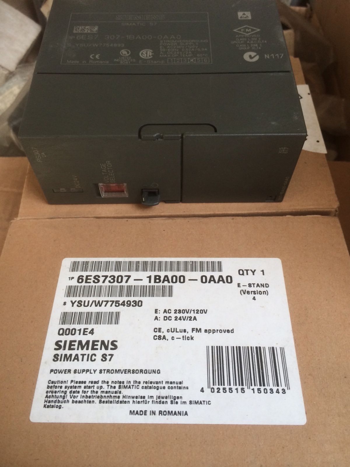 6ES73071BA000AA0 - SIEMENS