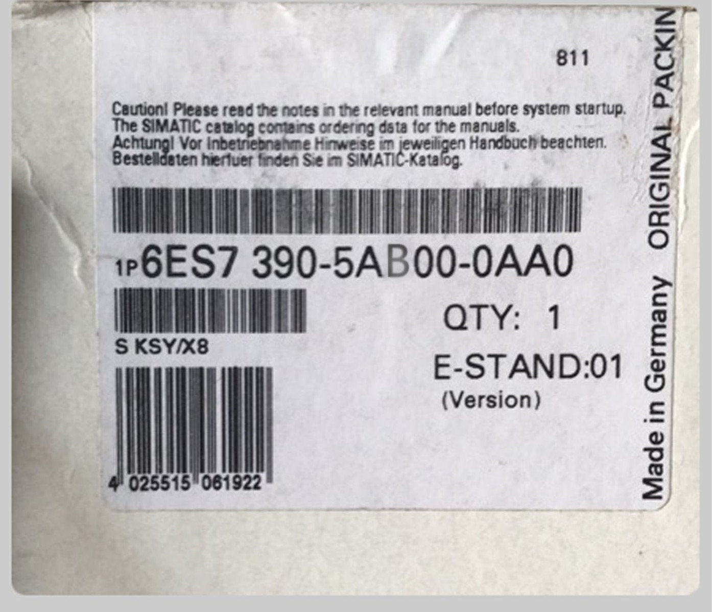 6ES7390-5AB00-0AA0 - SIEMENS