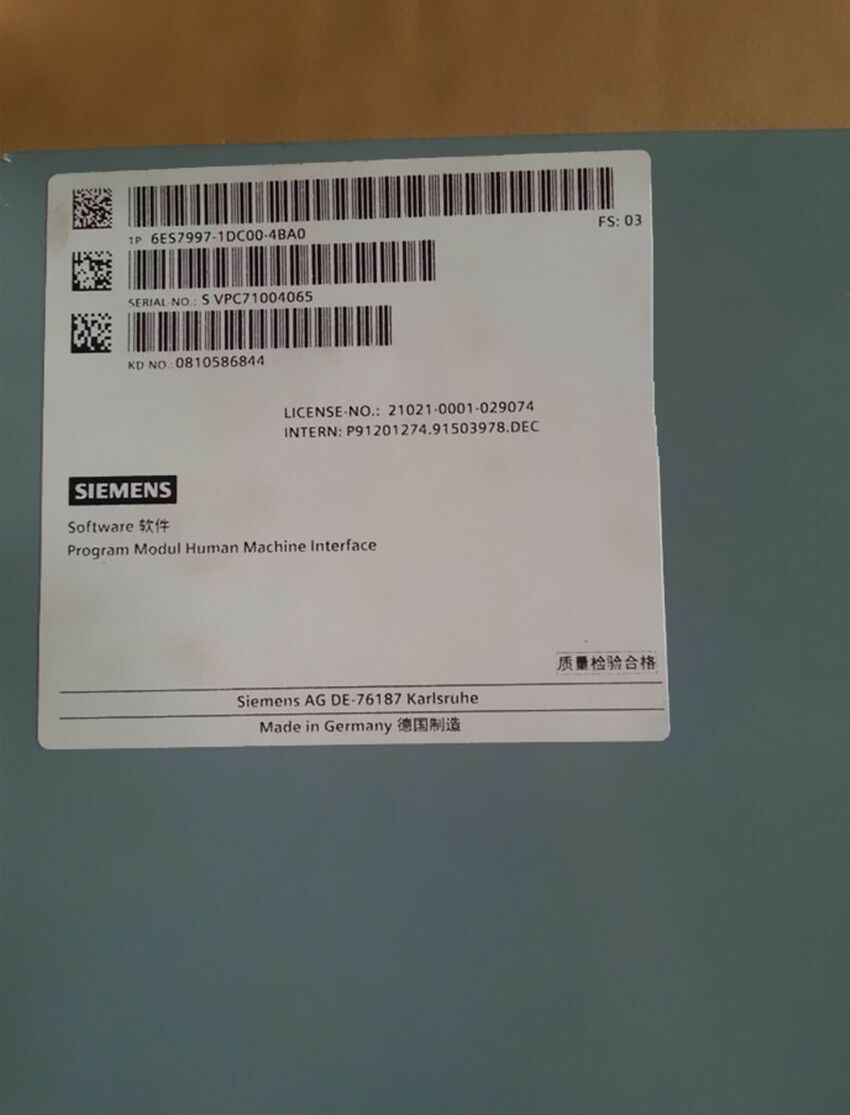 6ES7997-1DC00-4BA0 - SIEMENS