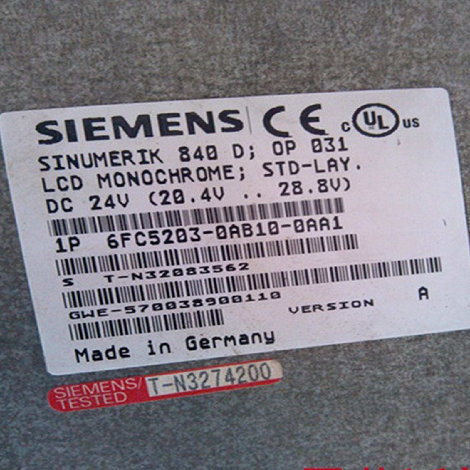 6FC52030AB100AA1 - SIEMENS