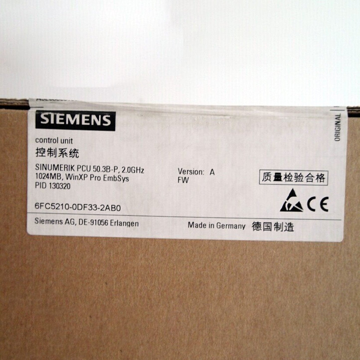 6FC5210-0DF33-2AB0 - SIEMENS