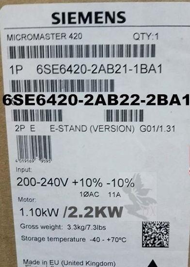 6SE6420-2AB22-2BA1 - SIEMENS