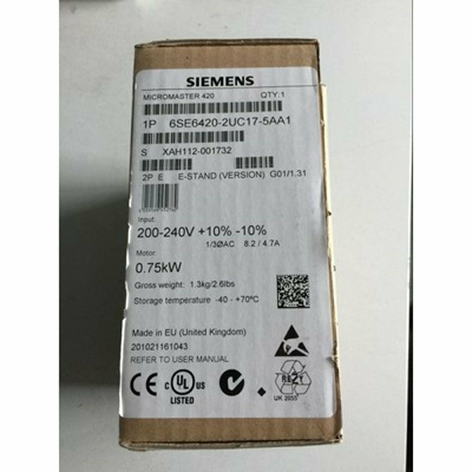6SE64202UC175AA1 - SIEMENS