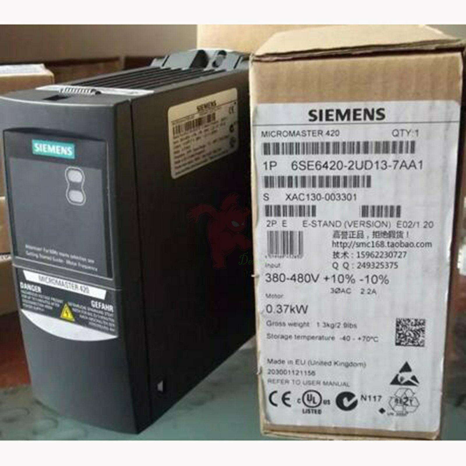 6SE6440-2UD13-7AA0 KOEED 201-500, 90%, import_2020_10_10_031751, Other, Siemens