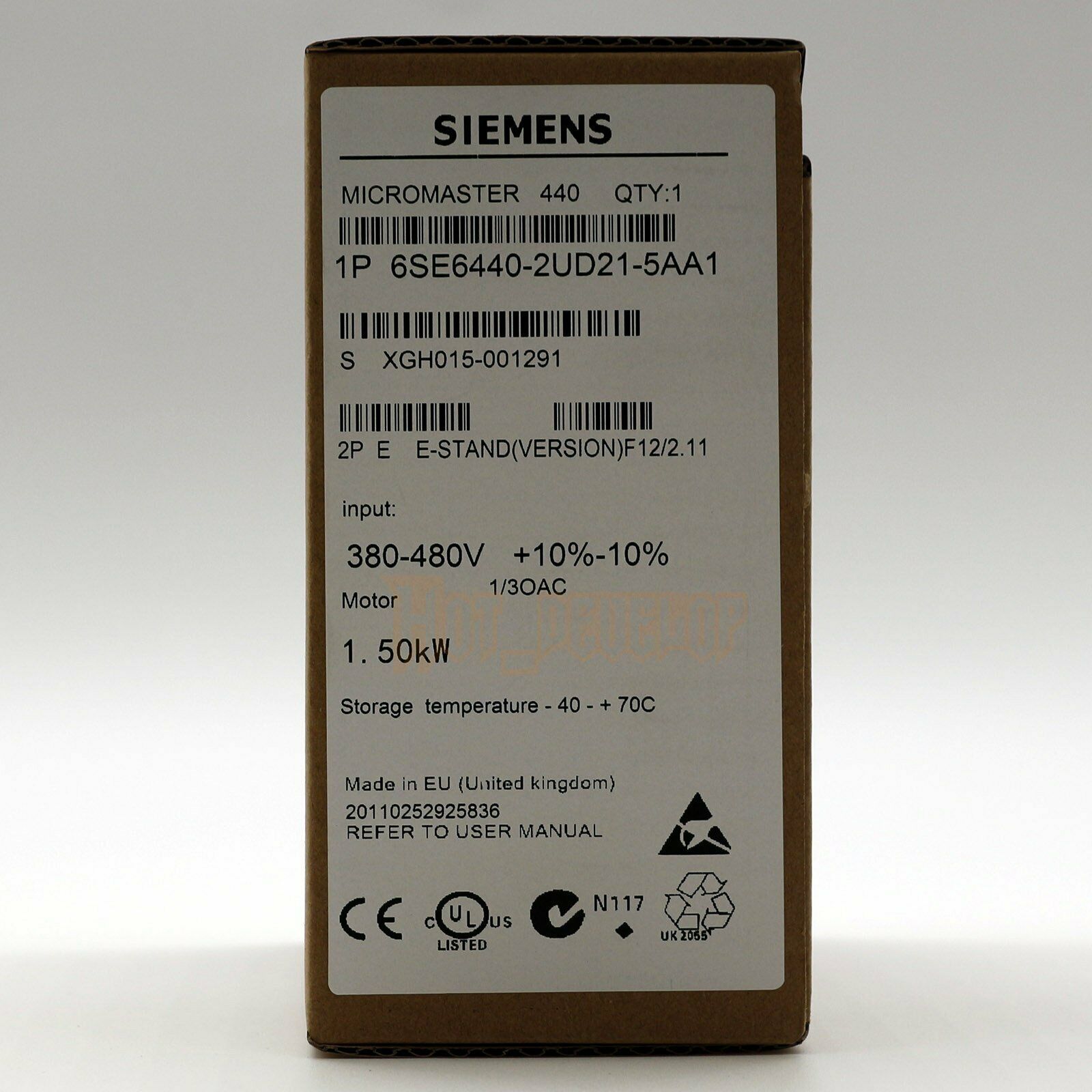 6SE6440-2UD34-5FA1 - SIEMENS