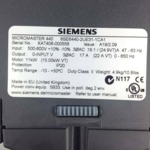 6SE6440-2UE31-1CA1 - SIEMENS