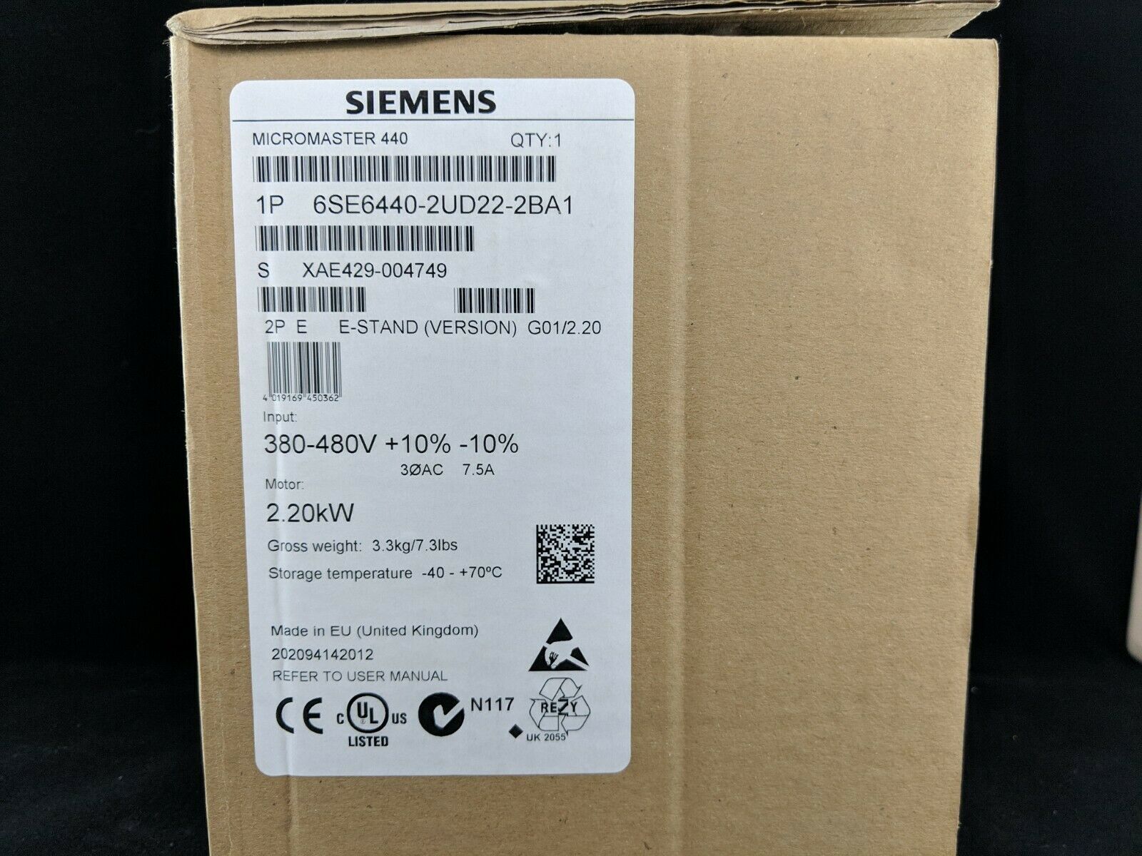 6SE64402UD222BA1 - SIEMENS