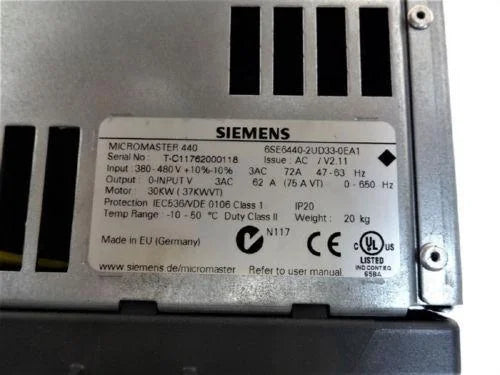 6SE6440-2UD33-0EA1 - SIEMENS [1]