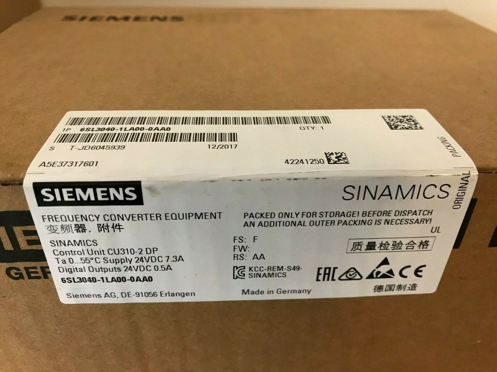 6SL3040-1LA00-0AA0 - SIEMENS