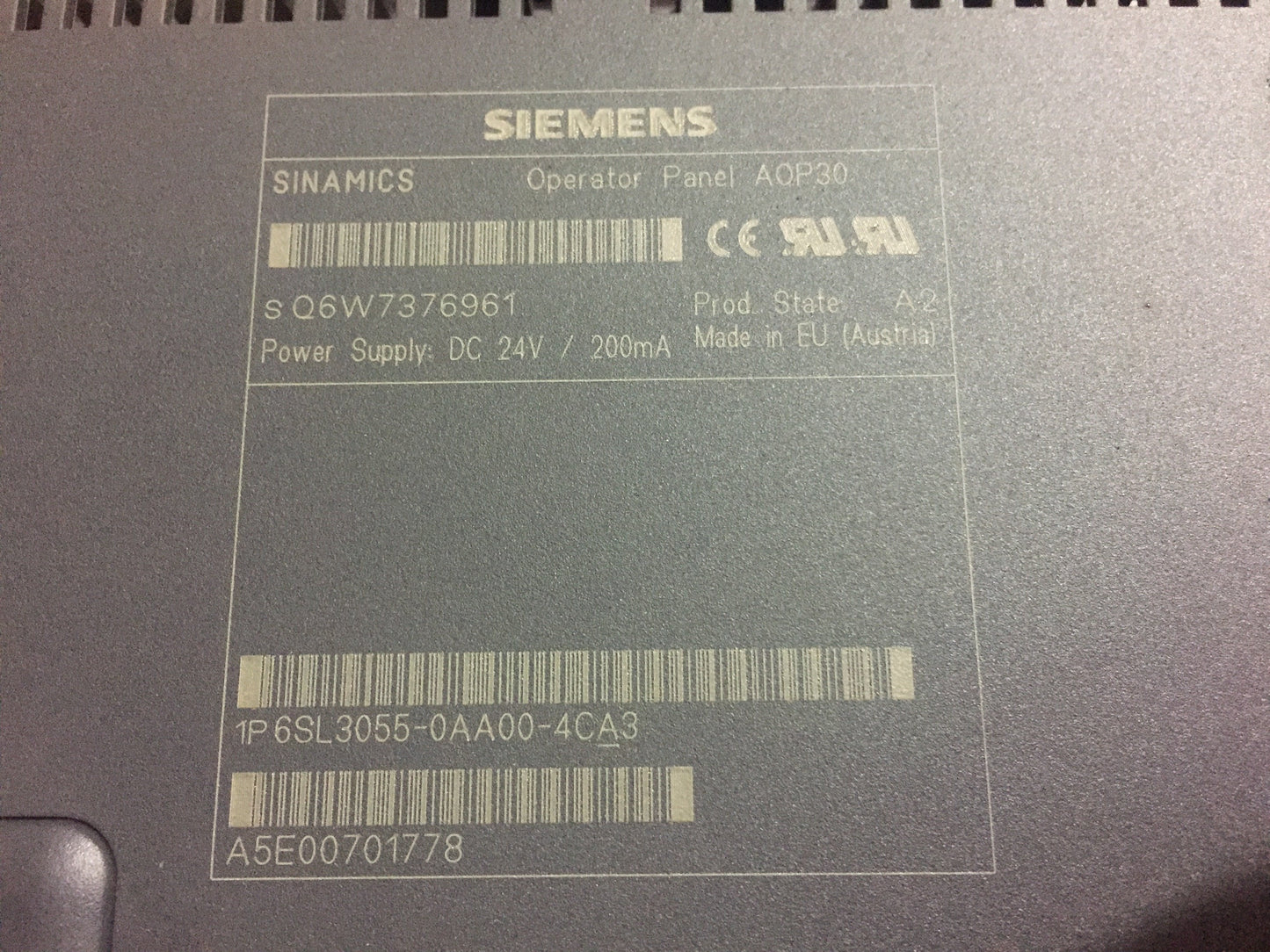 6SL3055-0AA00-4CA3 - SIEMENS