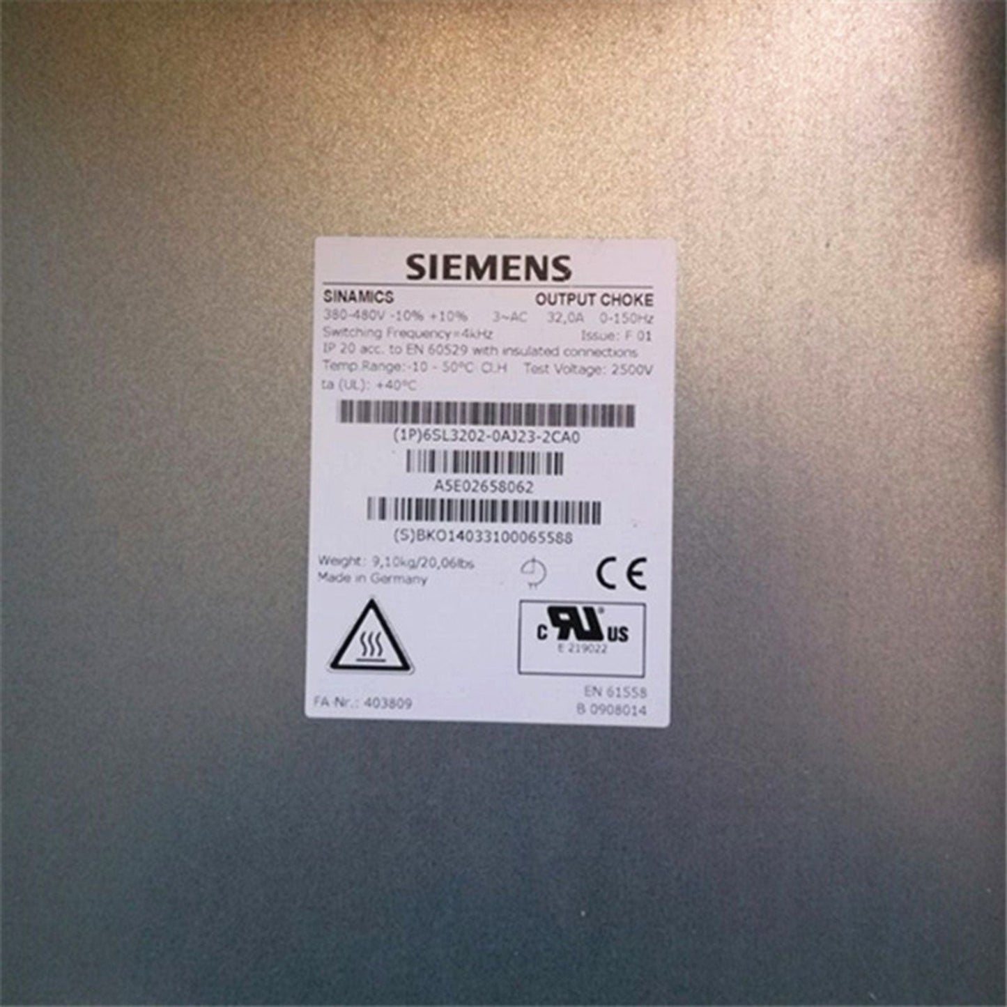 6SL32020AJ232CA0 - SIEMENS