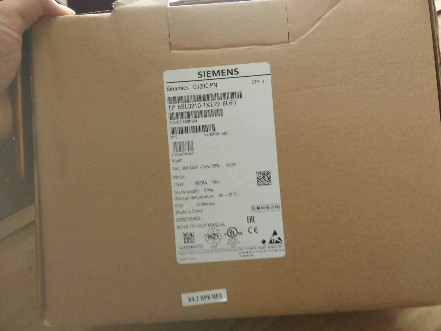 6SL3210-1KE22-6UF1 - SIEMENS