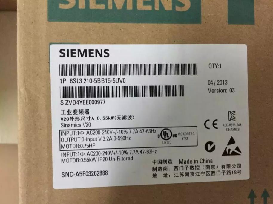 6SL3210-5BB15-5UV0 KOEED 101-200, 80%, import_2020_10_10_031751, Other, Siemens