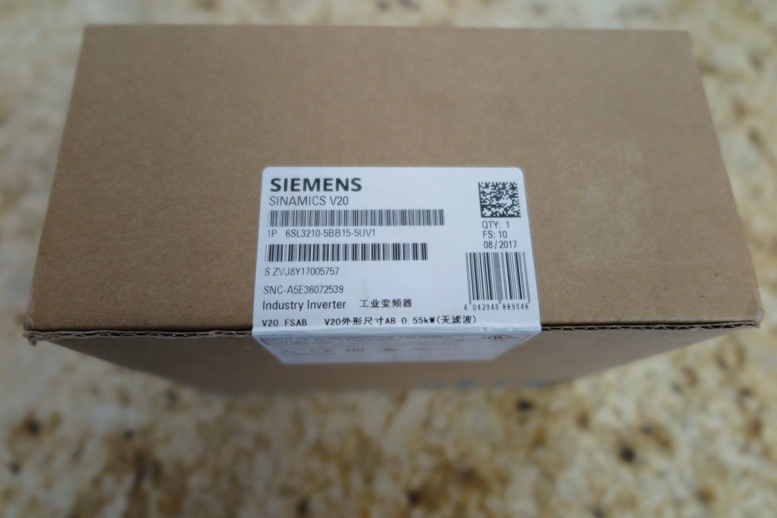 6SL3210-5BB15-5UV1 KOEED 101-200, 80%, import_2020_10_10_031751, Other, Siemens