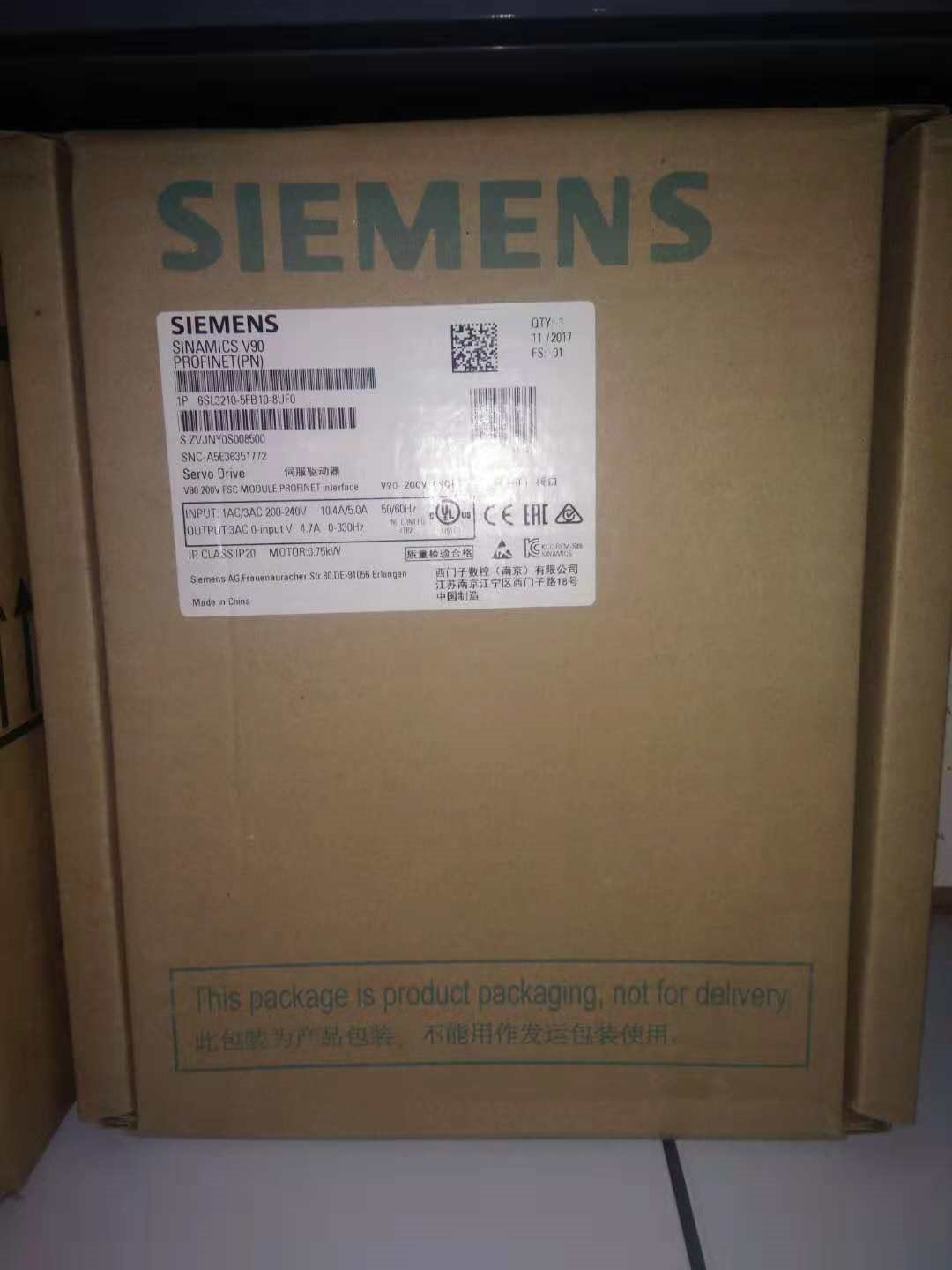 6SL3210-5FB10-8UF0 - SIEMENS