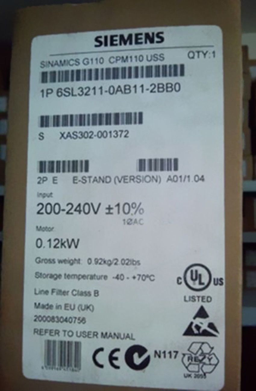 6SL3211-0AB11-2BB0 - SIEMENS