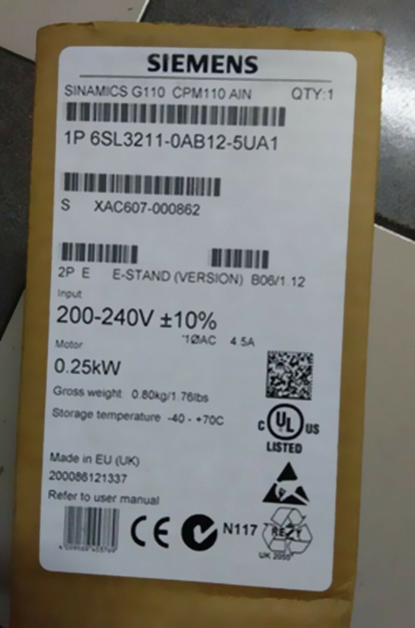 6SL3211-0AB12-5UA1 - SIEMENS