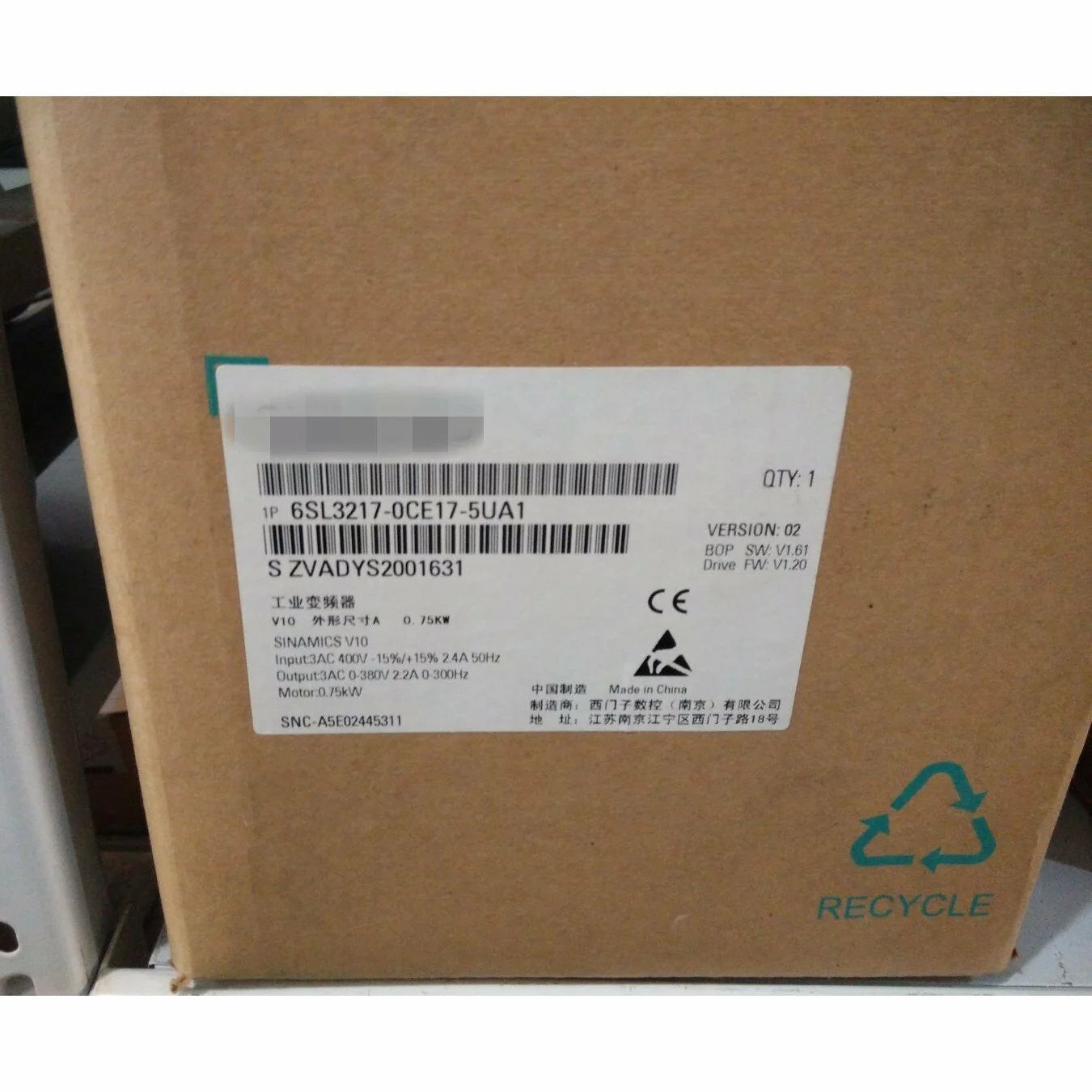 6SL32170CE175UA1 - SIEMENS [1]