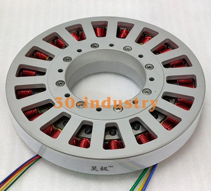 700W Hollow Shaft Ultra-low Speed Disc Brushless DC Motor 14810 159.2*31mm - KOEED [1]
