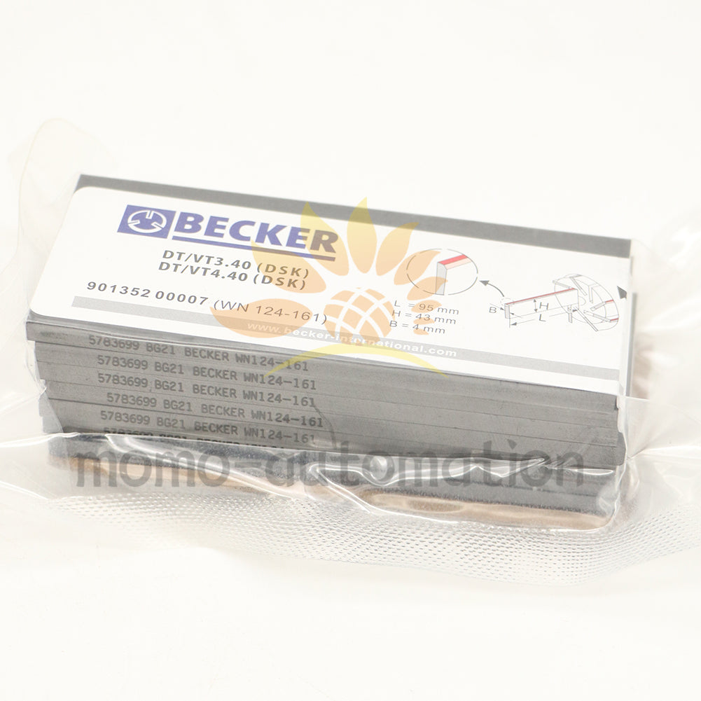Carbon Vane 90135200007 WN124-161 IS SUITABE FOR Becker Pump DT/T/VT3.40/4.40