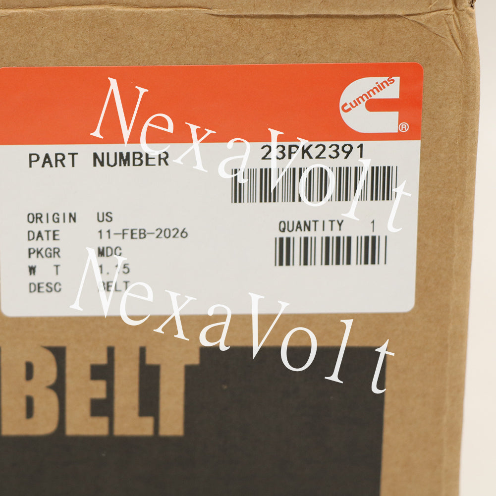 1PCS 23pk2391 Cummins Engine Belt