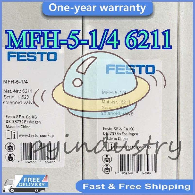 MFH-5-1/4 6211 1PCS Festo Solenoid Valve MFH-5-1/4