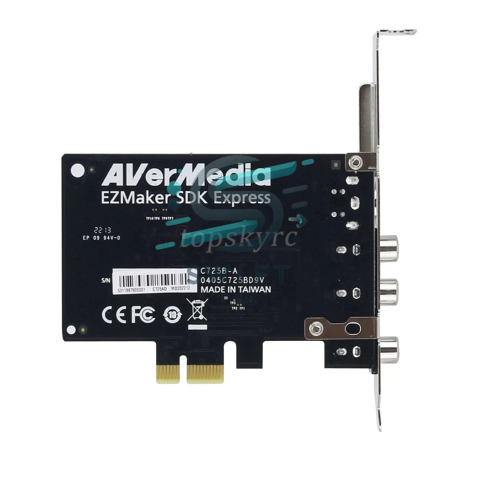 720x576 Video Card PCIe Video Card Supports AV/S Terminal Input AVerMedia C725B [3]