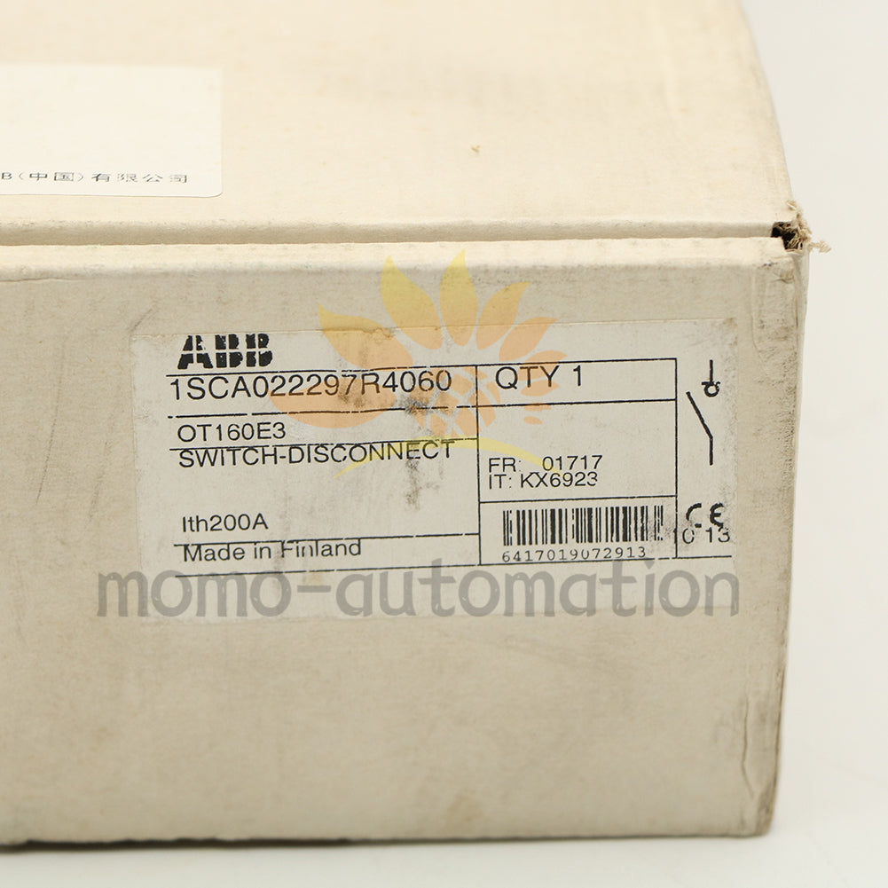 ABB OT160E3 Rotary Disconnect Switch 1PCS
