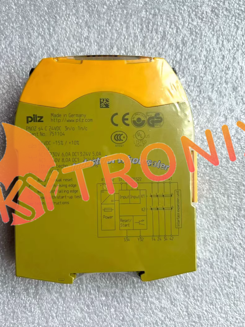 1PC Pilz PNOZ S4 751104 Safety Relay 24VDC 3n/o Fast Shipping
