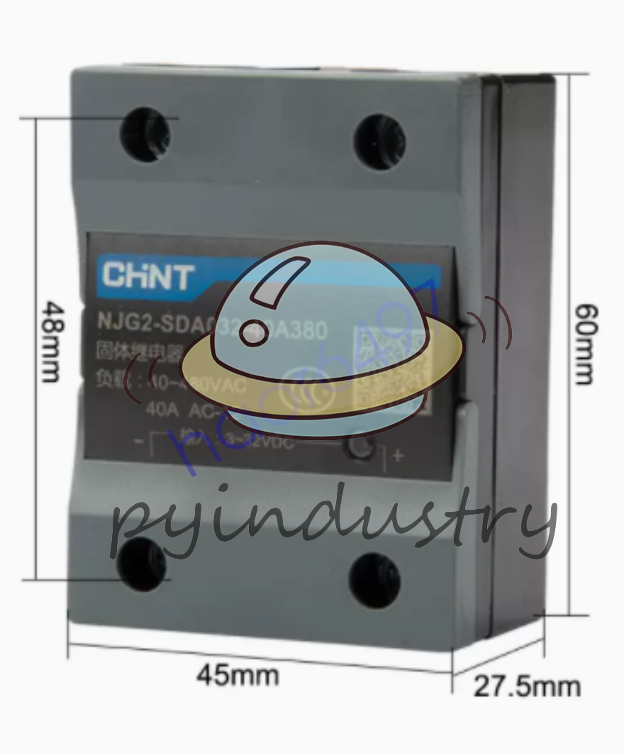 1PC Chint NJG2-SDA032-40A380 DA40A 380V Solid State Relay