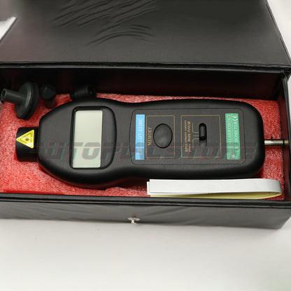 DT2236C Contact Photoelectric Dual-purpose Tachometer Speedometer (1Pcs) US