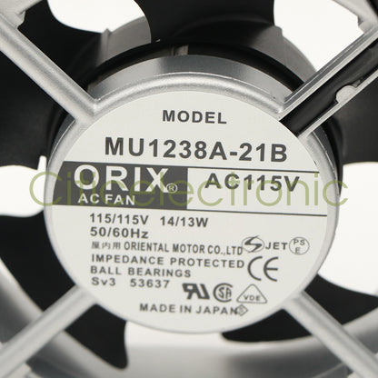 1PCS ORIX MU1238A-21B AC115V 14/13W 120*120*38 mm 120mm fan #CI