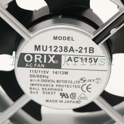 1PCS ORIX MU1238A-21B AC115V 14/13W 120*120*38 mm 120mm fan #TO