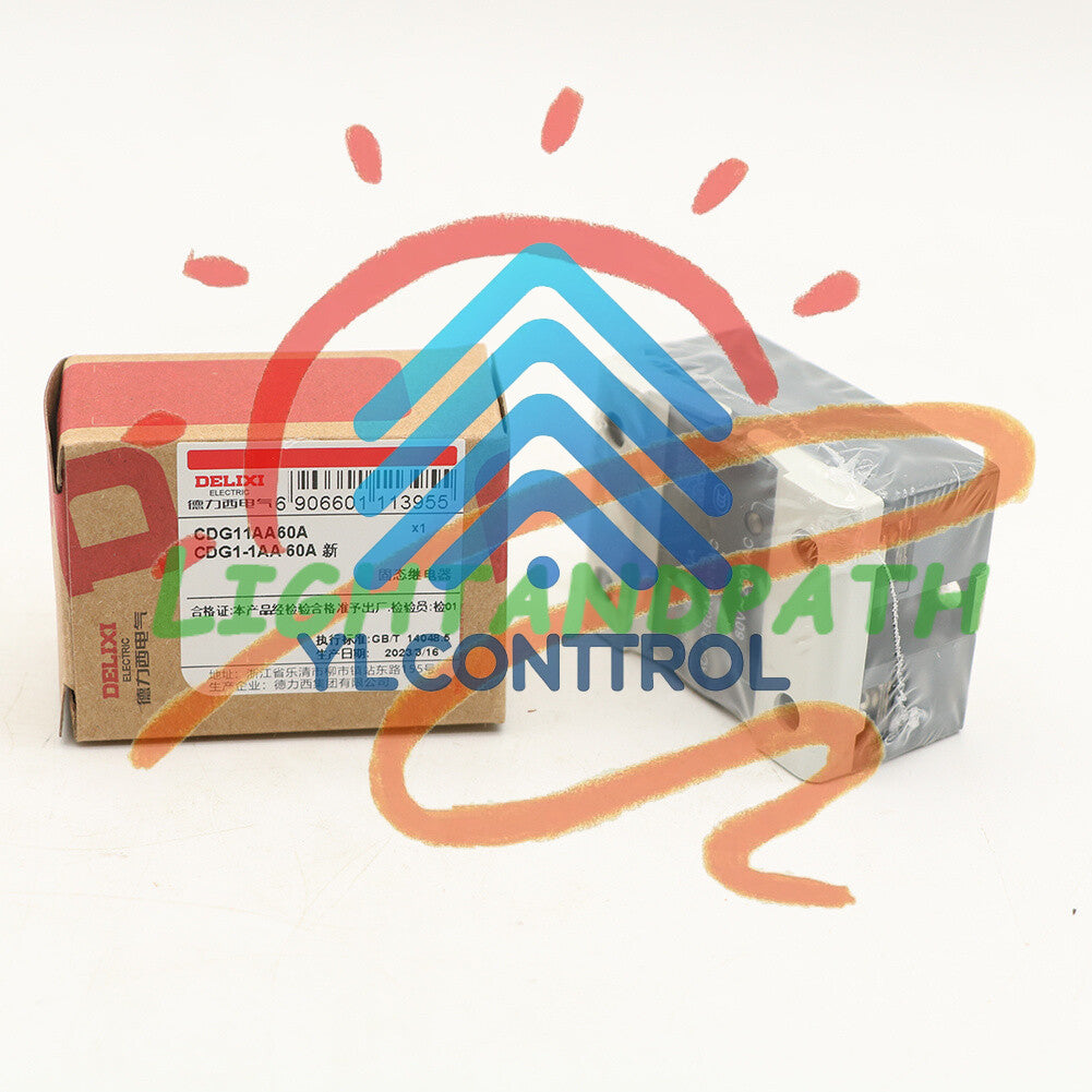 5PCS Delixi CDG1-1AA CDG11AA/60A Series Solid State Relay CDG1-1AA 60A ~s