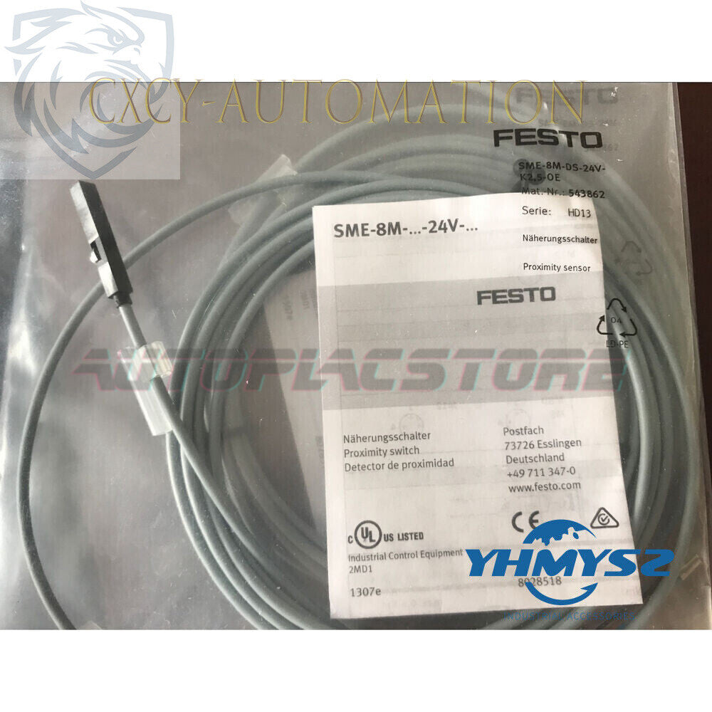 Festo SME-8M-DS-24V-K-2.5-OE 543862 Proximity Switch One Free Shipping #~
