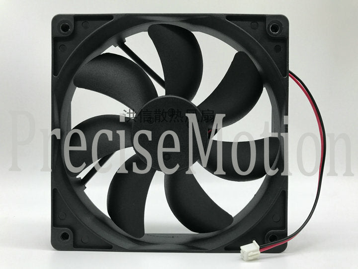 POWERYEAR PY-1225H12S DC12V 0.35A 12CM 120*120*25MM 2Pin Cooling Fan