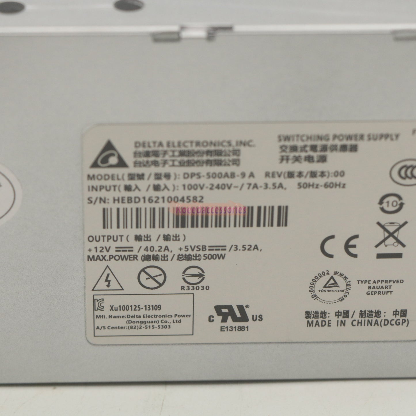 1PCS Delta DPS500AB9A