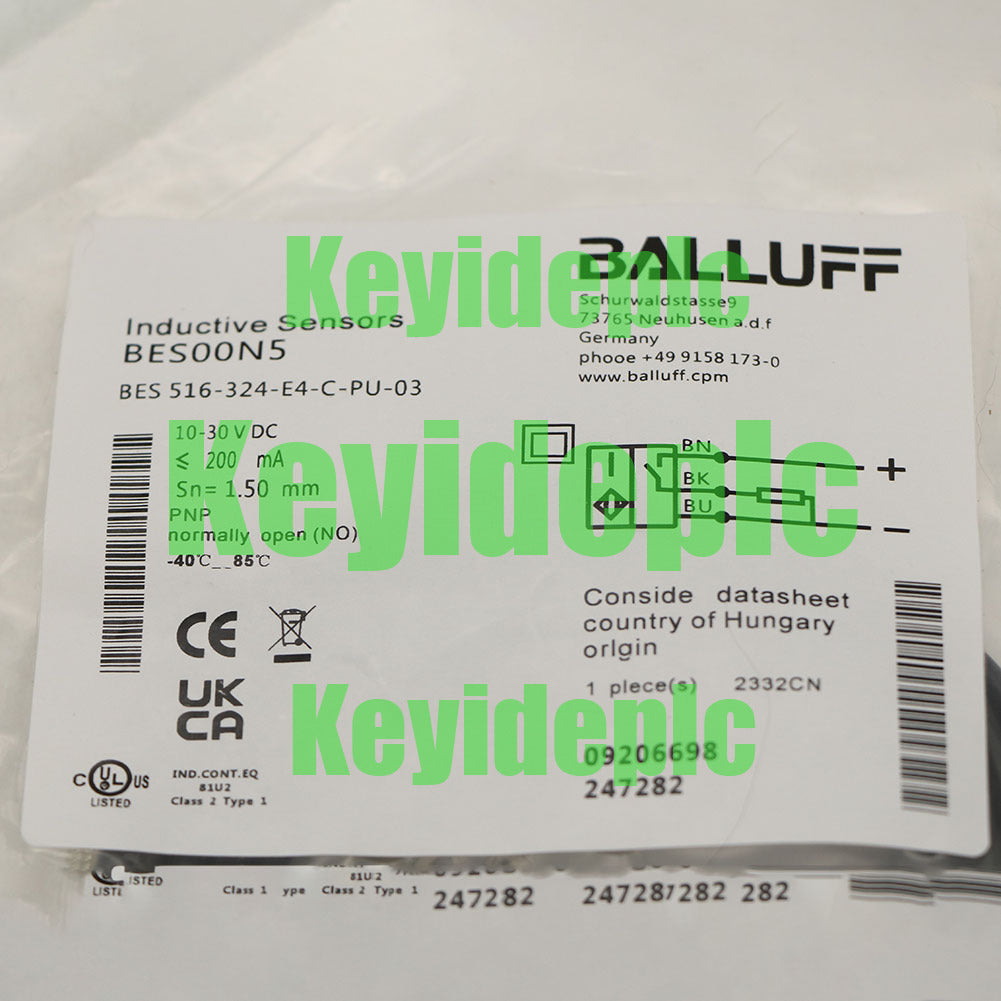 1PCS BALLUFF BES 516-324-E4-C-PU-03 (BES00N5)Inductive standard sensors PNP