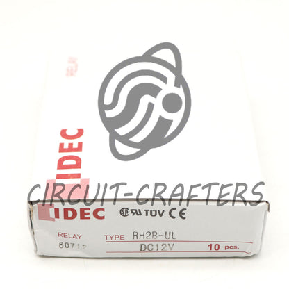 10PCS IDEC DC12V RH2B-UL Power Relay