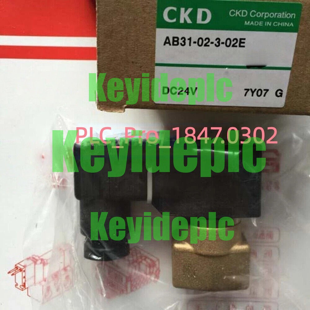 AB31-02-3-02E-DC24V 1PCS CKD AB31-02-3-02E-DC24V Solenoid Valve Fast ship